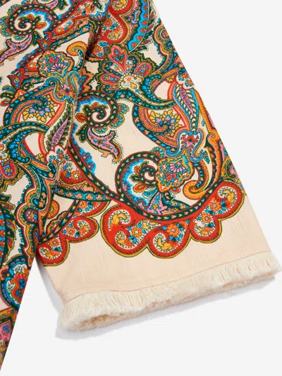 Zimmermann Girls Paisley Ottie Hooded Coverup In Multicoloured