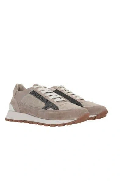 Brunello Cucinelli Sneakers In Beige