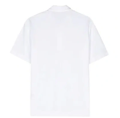 Circolo 1901 Piqué Weave Polo Shirt With Short Sleeves In White