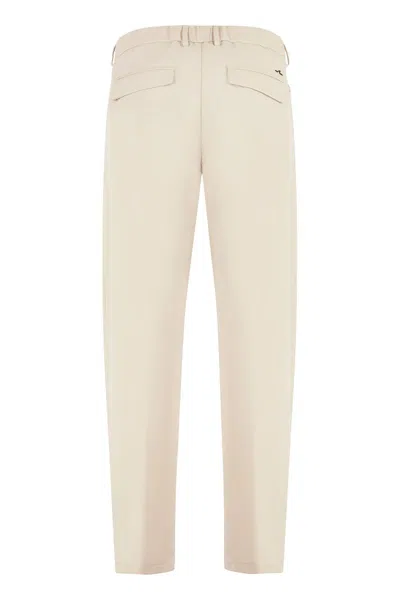 Paul & Shark Shark-charm Trousers In Beige