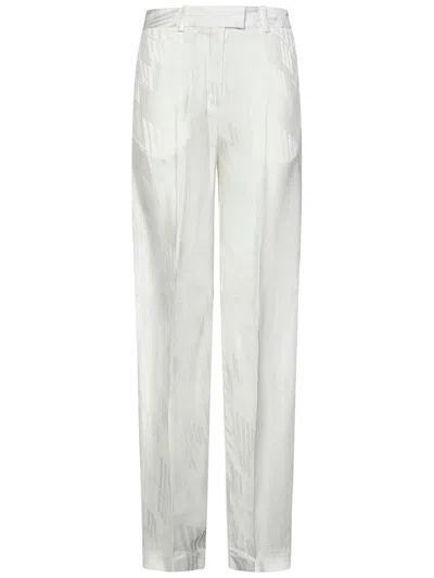 Attico Milk-colored ''jagger'' Trousers In White