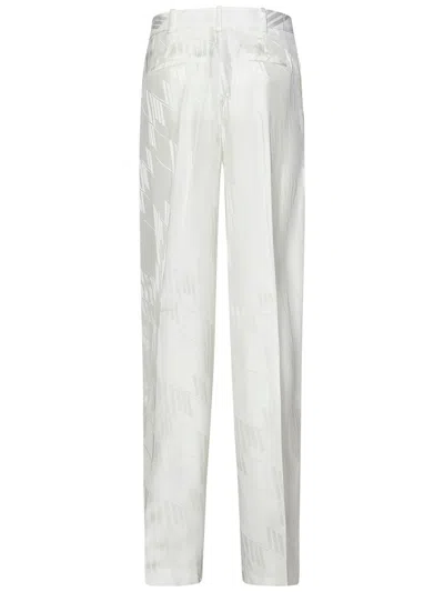 Attico Milk-colored ''jagger'' Trousers In White