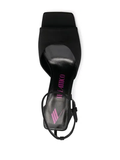 Attico Piper 85mm Sandal In Black