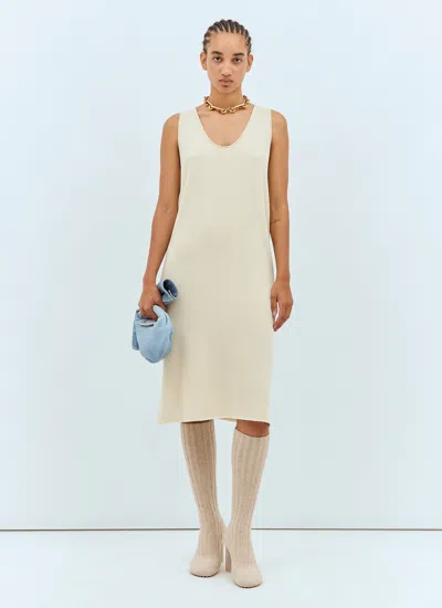 Bottega Veneta Atomic Knitted Knee-high Sock Boots In Cream