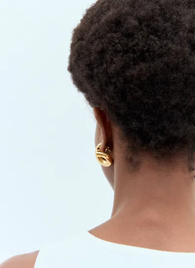 Bottega Veneta Women Sardine Earrings In Gold