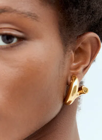 Bottega Veneta Women Sardine Earrings In Gold
