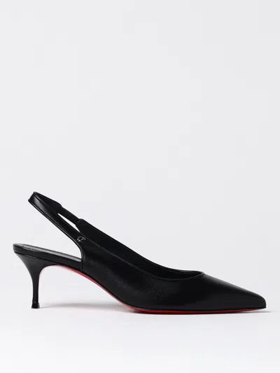 Christian Louboutin Sporty Kate Leather Slingback Pumps 55 In Black