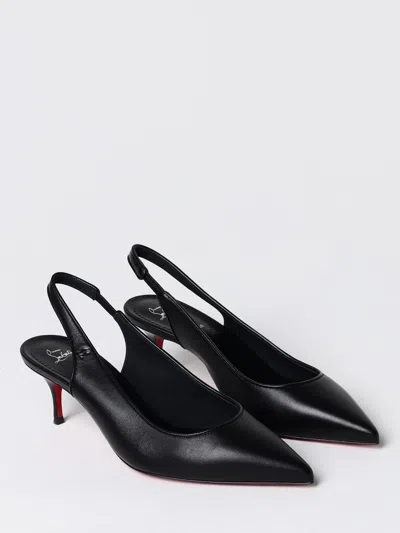 Christian Louboutin Sporty Kate Leather Slingback Pumps 55 In Black