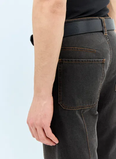 Diesel Men B-1dr Scratch Belt In Black