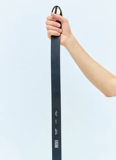 Diesel Men B-1dr Scratch Belt In Black