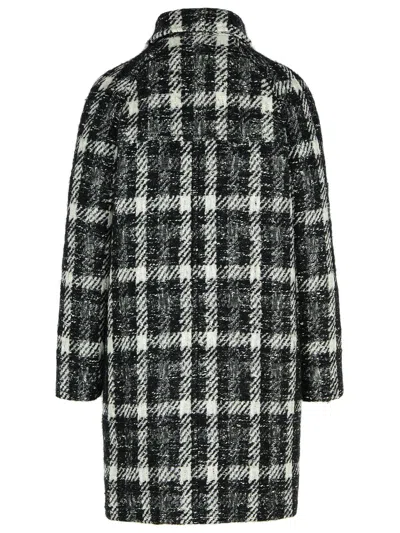 Fay Black Cotton Blend Coat Woman In Black