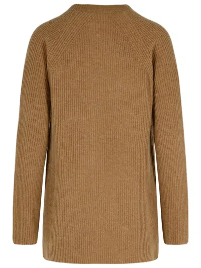 Fay Brown Wool Blend Cardigan Woman In Brown