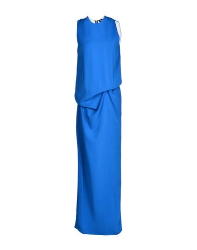 Just Cavalli Long Dress In Blue