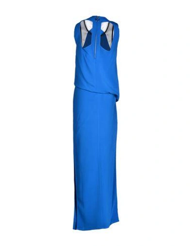 Shop Just Cavalli Long Dress In Blue