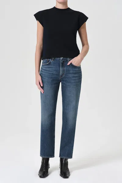 Agolde Parker Easy Straight Jean In Placebo