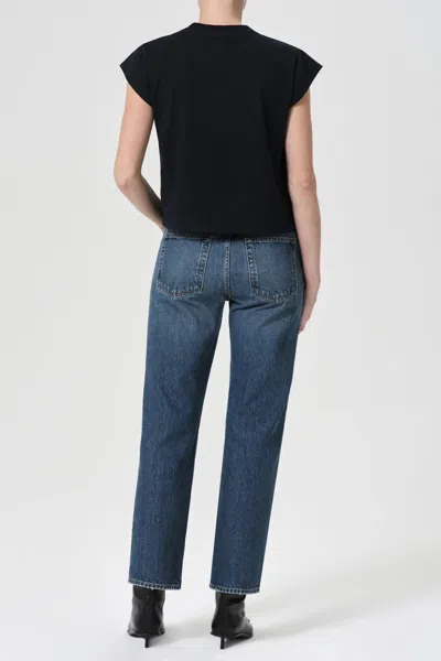 Agolde Parker Easy Straight Jean In Placebo