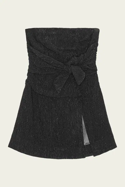 Ganni Strapless Viscose Top For