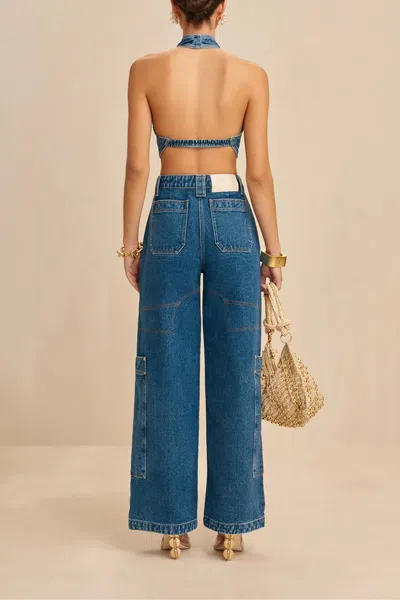 Cult Gaia Wynn High-rise Wide-leg Jeans