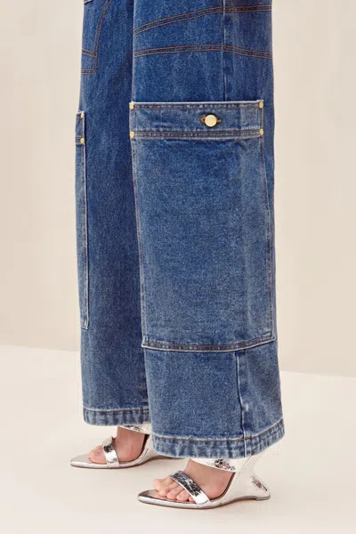 Cult Gaia Wynn High-rise Wide-leg Jeans