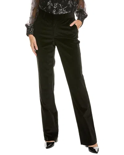 Cinq À Sept Chenille Velvet Kerry Pant In Black