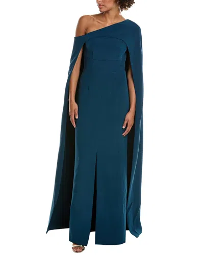 Halston Elycia Gown In Blue