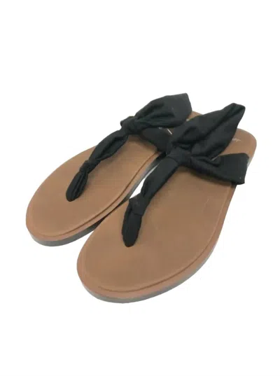 Sanuk Women's Yoga Sling Ella Lx Sandal In Black In Black