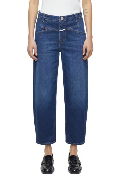 Closed Rawlin High-rise Flared Jeans In Blue