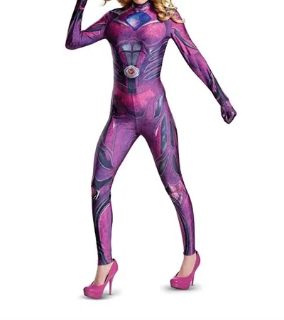 Disguise Women's Power Ranger Bodysuit Costume In Pink In Pink