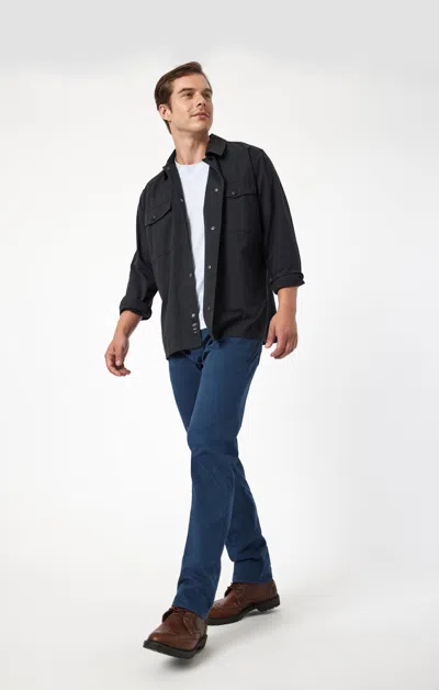 Mavi Matt Relaxed Straight Leg In Sky Casual Twill In Light Blue