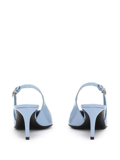 Shop Dolce & Gabbana Leather Slingback Pumps