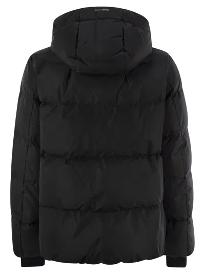 Herno Hooded Quilted Jacket Side Pockets