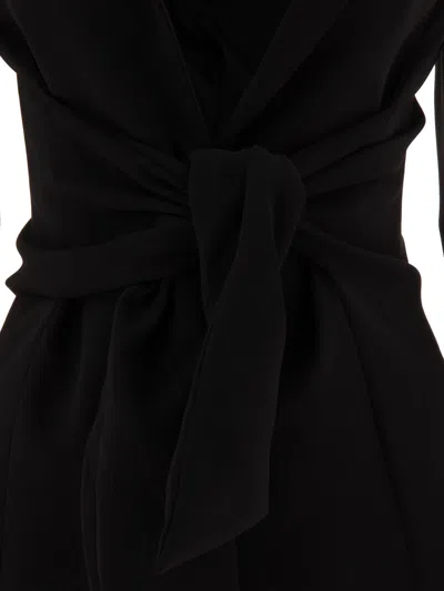 Max Mara Waist Belted Flap Pockets Notched Lapels