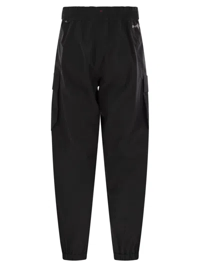 Moncler Black Trousers With Cargo Pockets