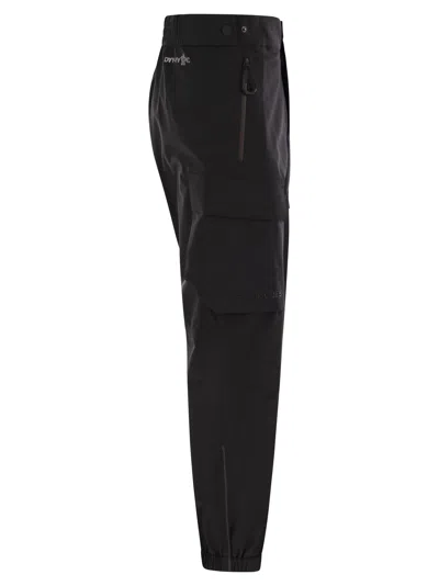 Moncler Black Trousers With Cargo Pockets