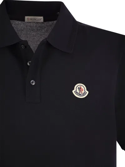 Shop Moncler Polo Shirt With Logo