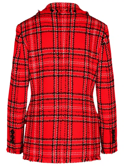 Msgm Check Double-breasted Blazer