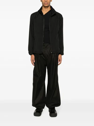 Post Archive Faction Ripstop Texture Hooded Zip-up Jacket