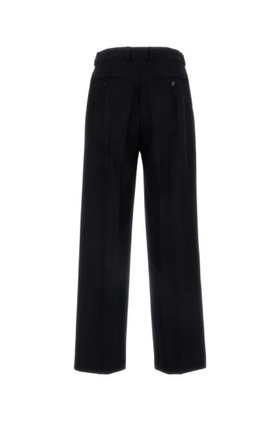 Dries Van Noten Penrud Pinstripe Pleated Wool Trousers In Blue