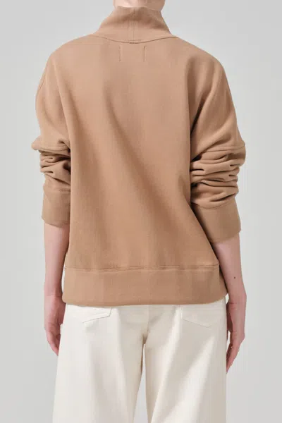 Citizen Of Humanity Citizens Of Humanity Cara Turtleneck Cotton Blend Sweatshirt