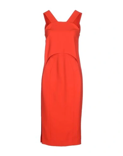 Antonio Berardi Knee-length Dress In Orange