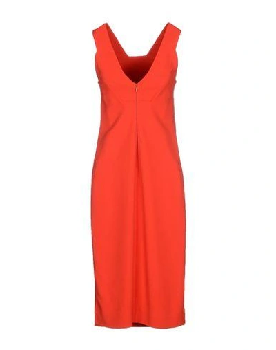 Shop Antonio Berardi Knee-length Dress In Orange