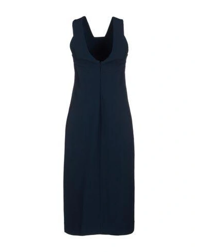 Shop Antonio Berardi Knee-length Dress In Slate Blue