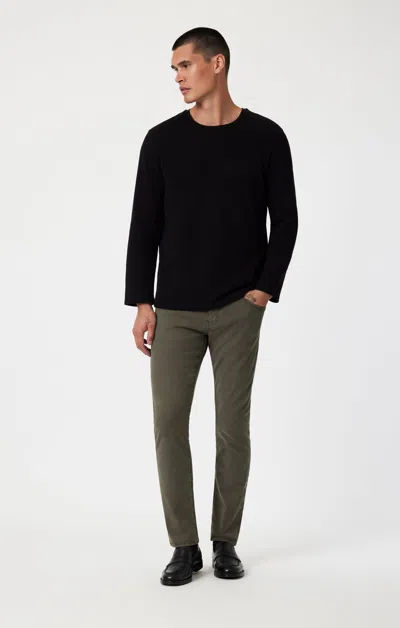 Mavi Jake Slim Leg In Tea Leaf Luxe Twill In Green