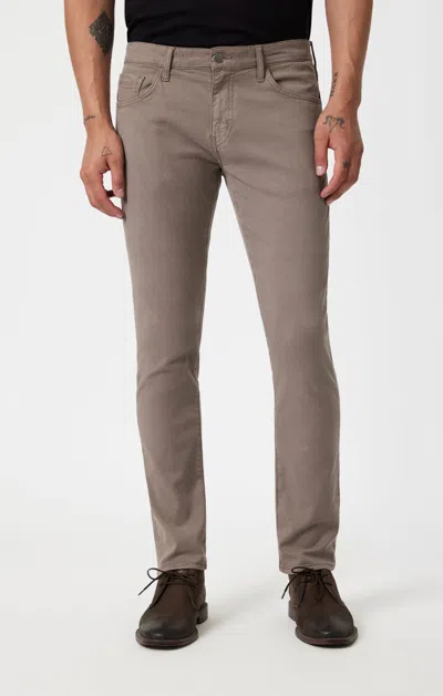 Mavi Jake Slim Leg In Rock Luxe Twill In Brown