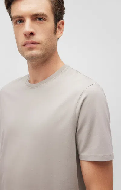 Mavi Basic Crew Neck T-shirt In Paloma In Beige