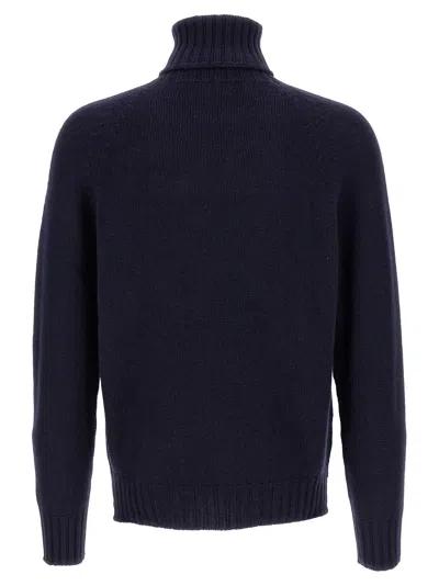 Ma'ry'ya High Neck Sweater In Blue