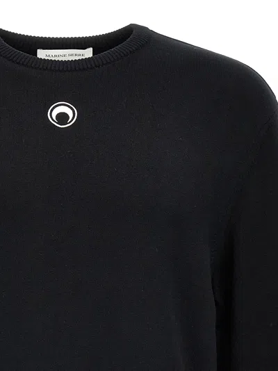 Marine Serre 'lune Logo' Crew Neck Sweater