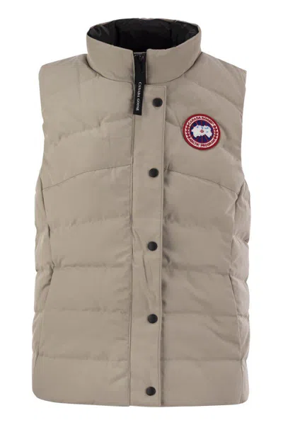 Shop Canada Goose Freestyle - Sleeveless Jacket In Grey