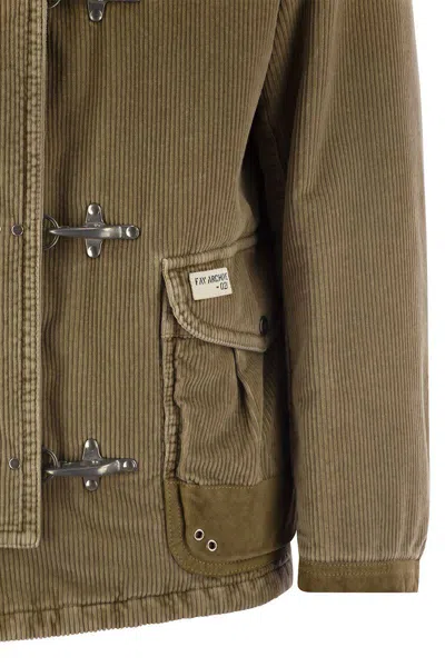 Fay 4 Velvet Hooks - Archive In Beige