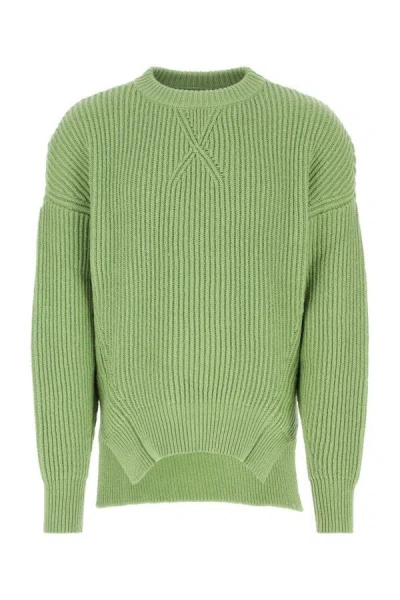 Jil Sander Green Sweater In Green